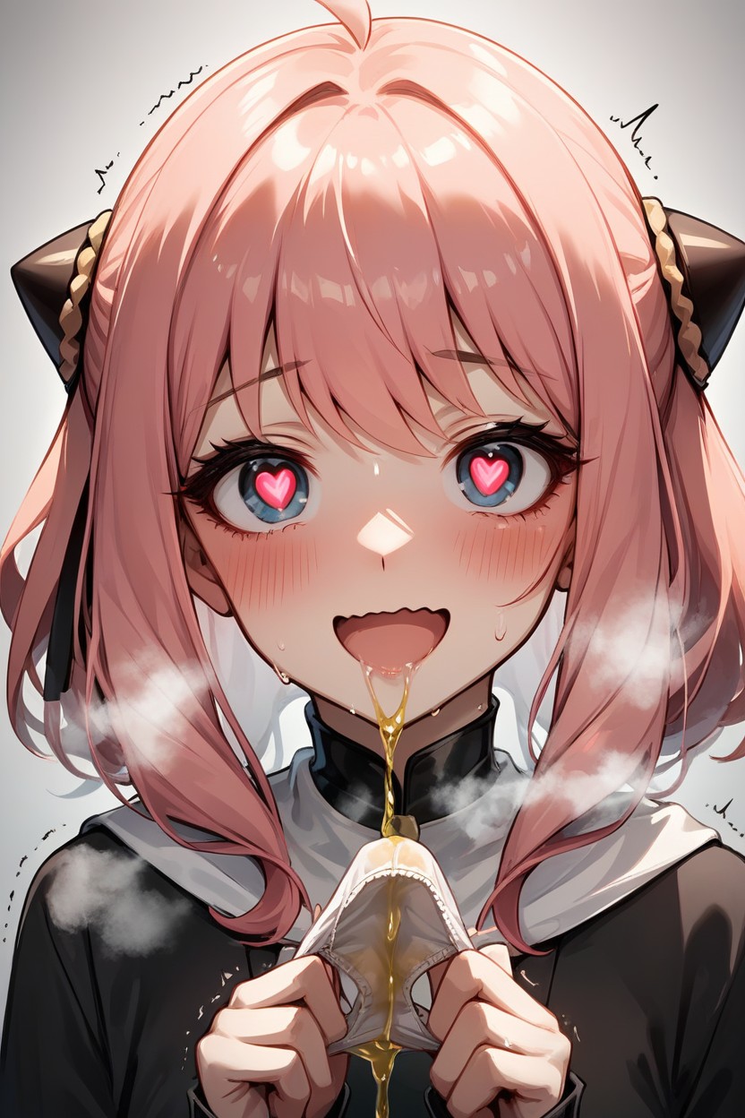 18+, Heart Eyes, Holding Panties Hentai AI Porn