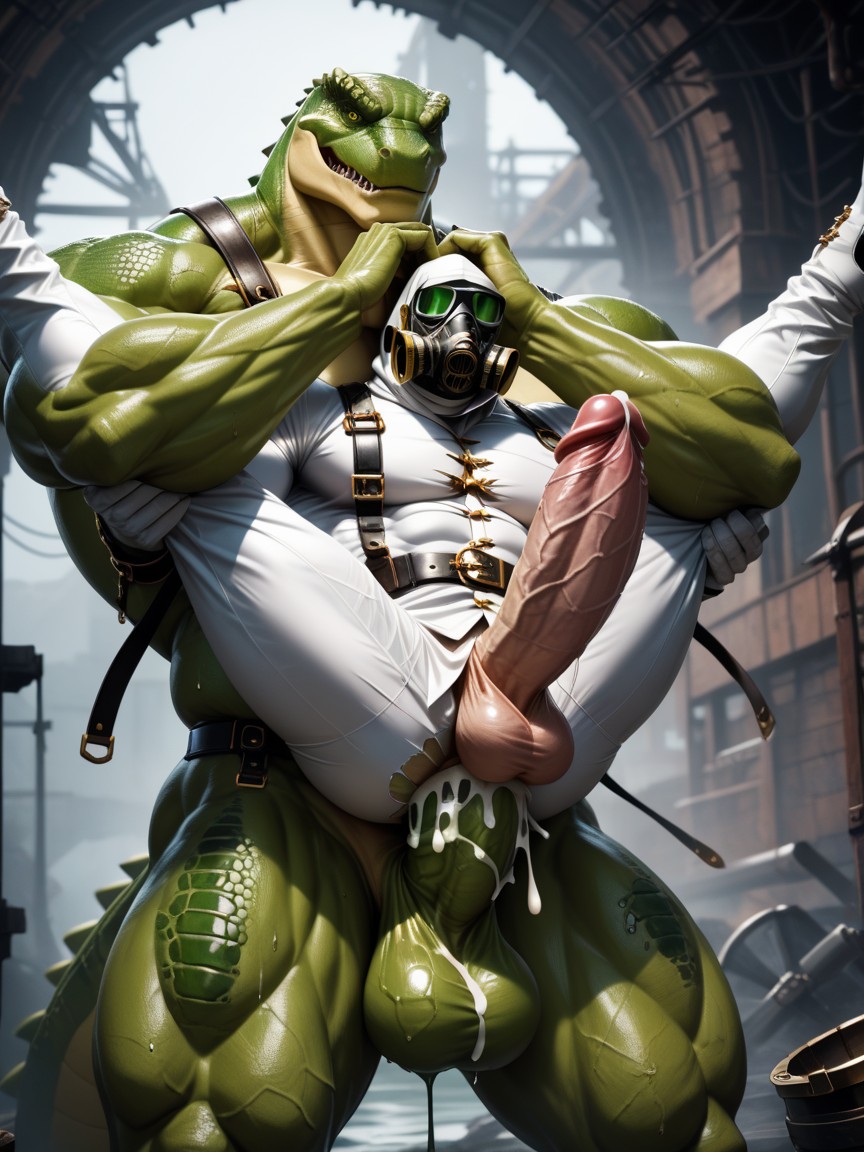 Gigantesco, Lizard Man, Rust Porno gay IA