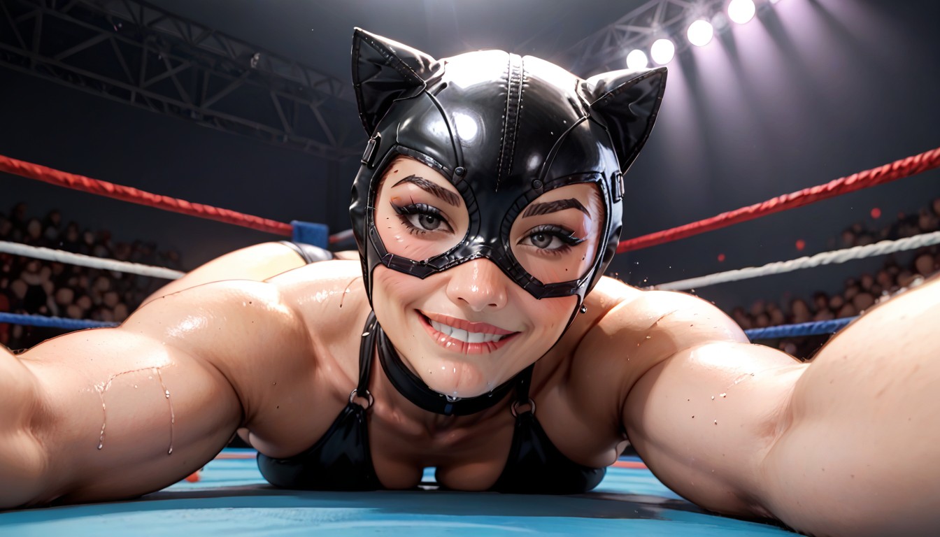 苗條, Wrestling Ring, Waist AI黃片