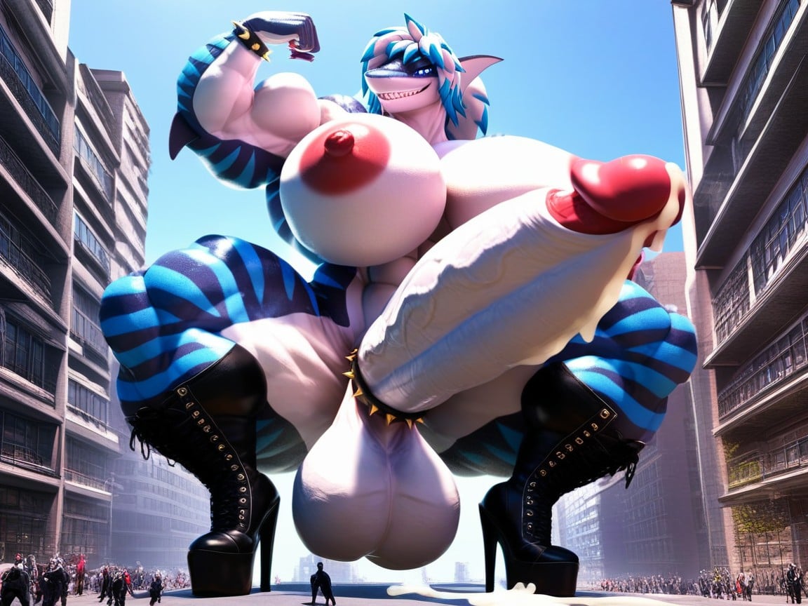 Cum Flooding Everywhere, Grasping Massive Long Oversized Hyper Cock Breast, Massive Testicles Furry IA