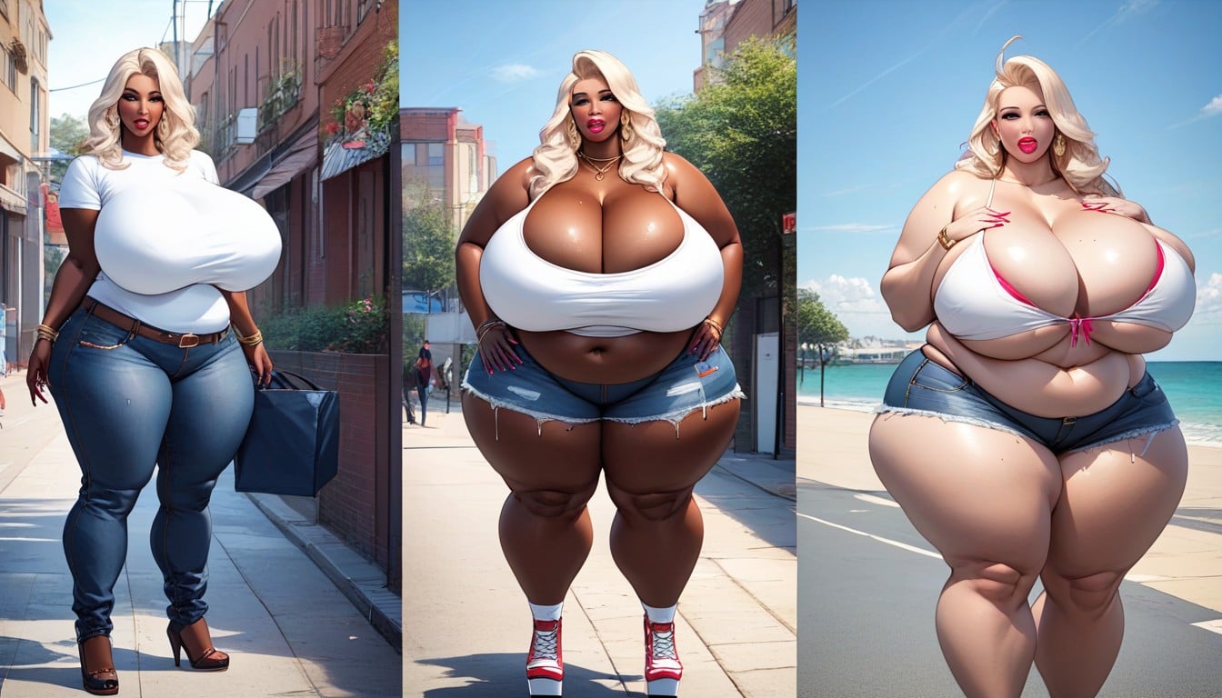 Bimbo, Once Just An Extremely Incredible Fatter Obese, Feedee Hucow Kink With Massive Fat Weight Gain And Fat Breasts Expansion Porno BBW IA