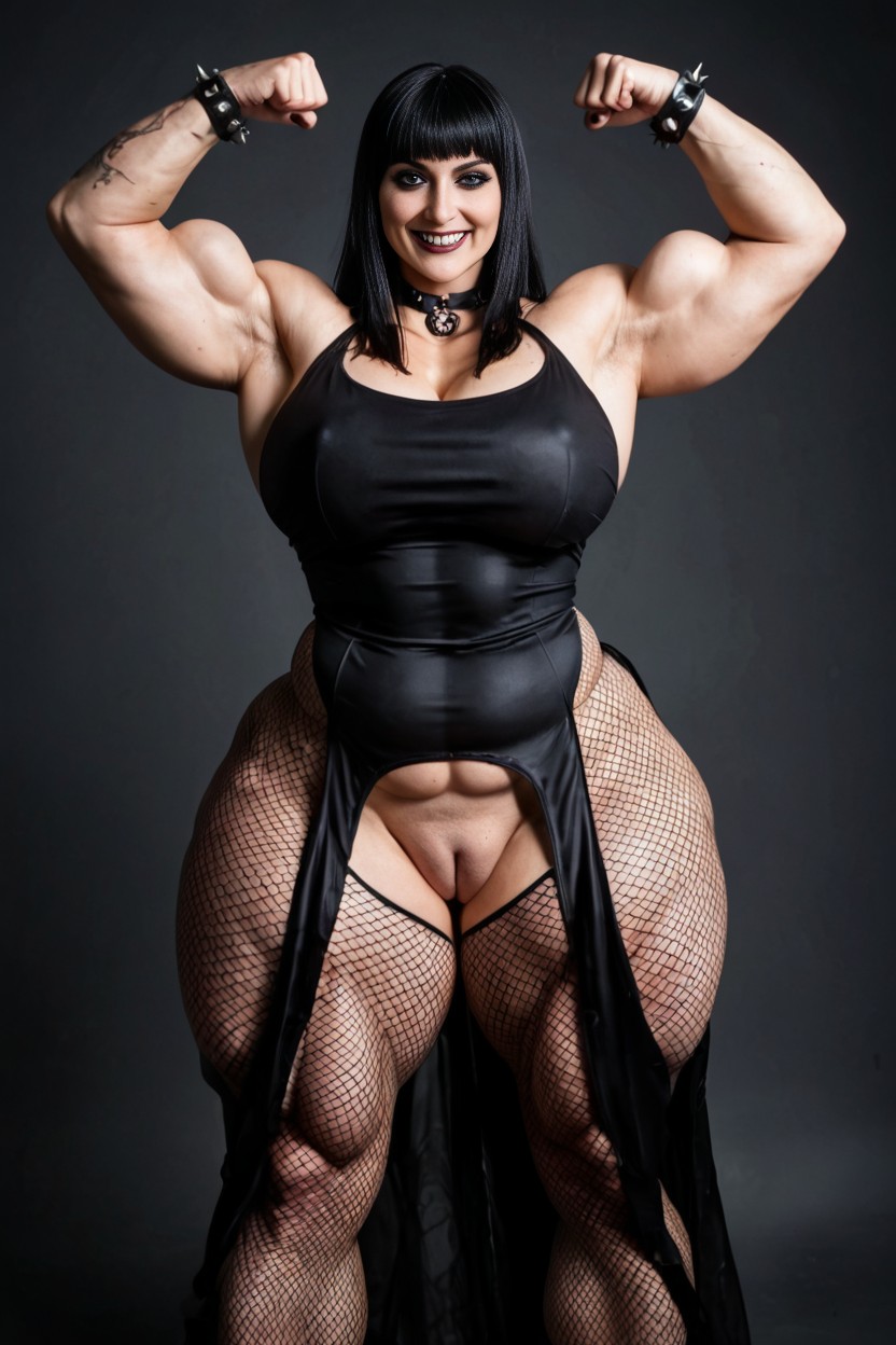 Long Black Hair, 18+, Ssbbw AI Porn