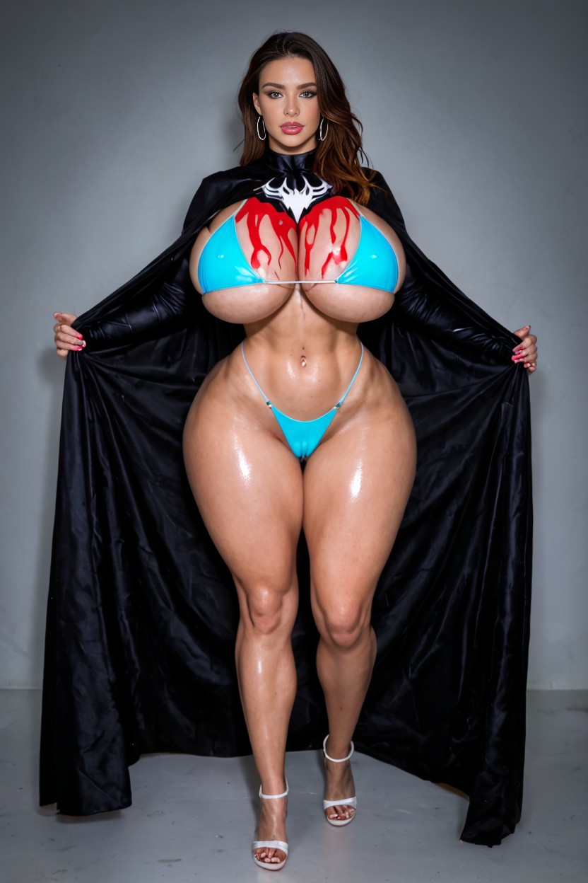 Cuerpo Completo, Steam, Vista Frontal Porno IA