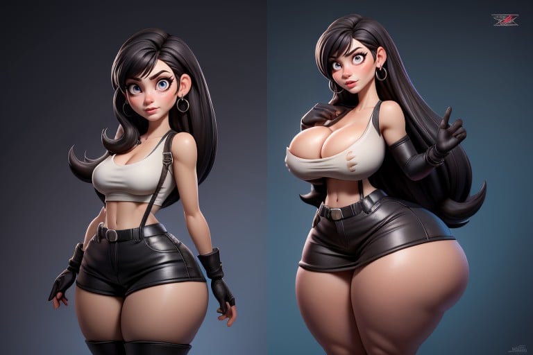 Extremely Large Ass, Add Detail, Extremely Mega Extra Extra Fat Thick Feedee Woman Waifu With Thick Wide Ass Hentai AI Porn