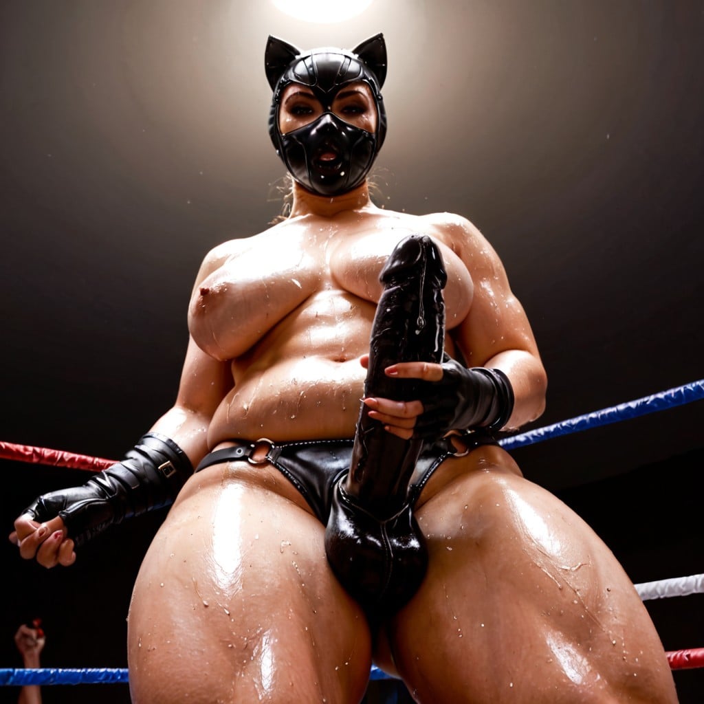 Kneepads, Perfect Skin, Award Winning Photo BBW AI Porn