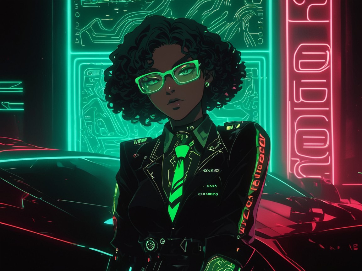 Holographic Interface On Car, Ass Proportionate To Hips, One Car Hentai AI Porn