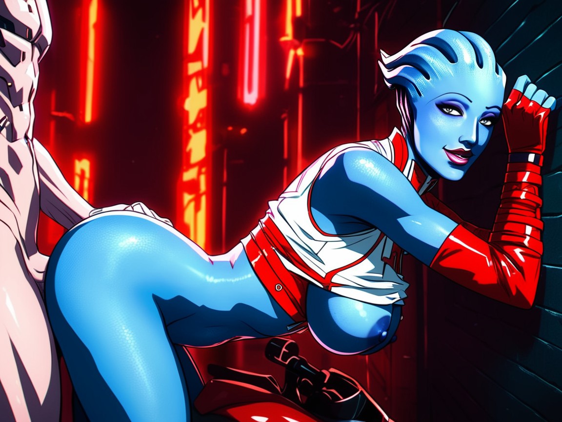 Human Male Big Penis, Futuristic Motorcycle, Asari Fromass Effect Porno IA