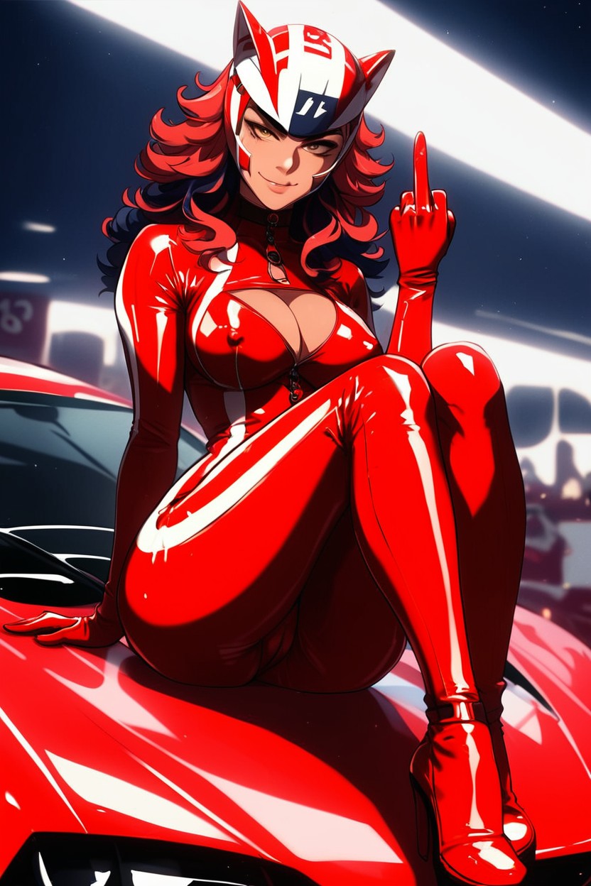 Big Ass, Street, Soft Smile Hentai AI Porn