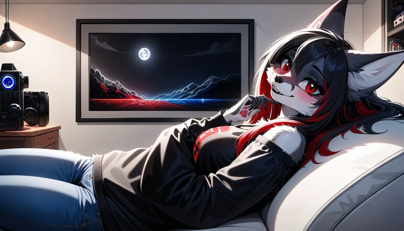 Baggy Sleeves, Feminine, Wide Hips Porno IA Furry