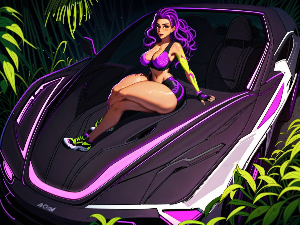 Glowing Vines On Car, Shorts Deportivos, Thick Torso Porno latina IA