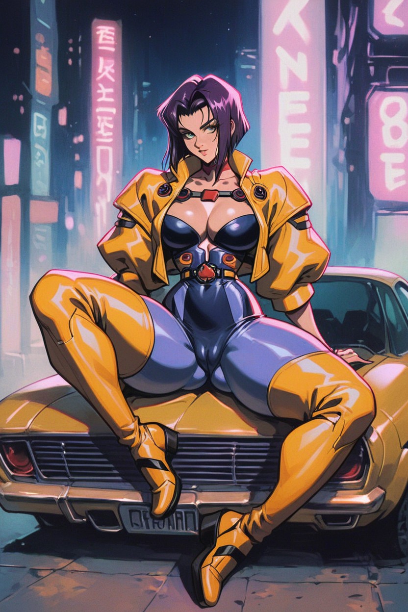 Cleavage, Open Clothes, Detailed Face Hentai AI Porn