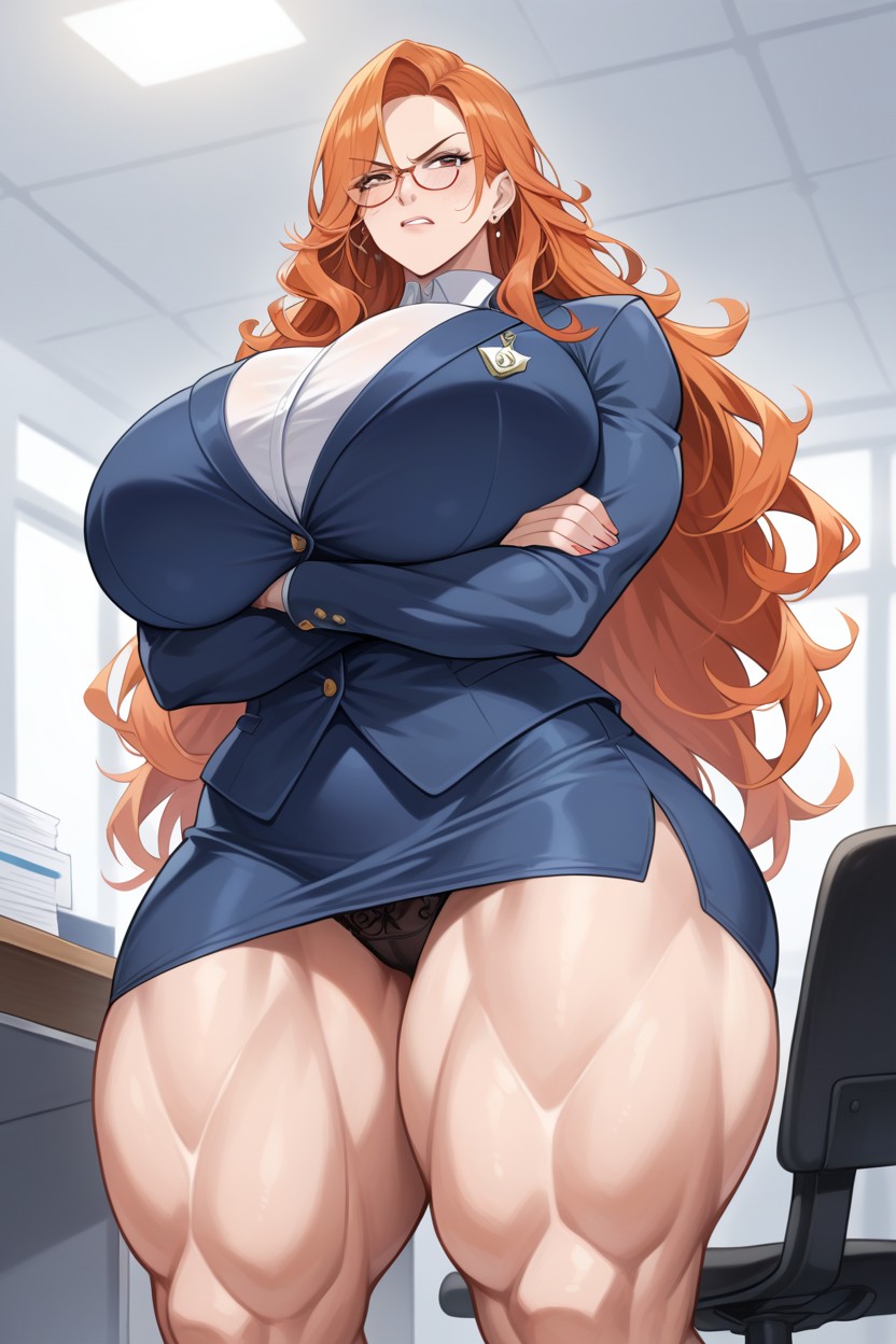 Disgusted, Mature Woman, Arms Crossed AI Porn