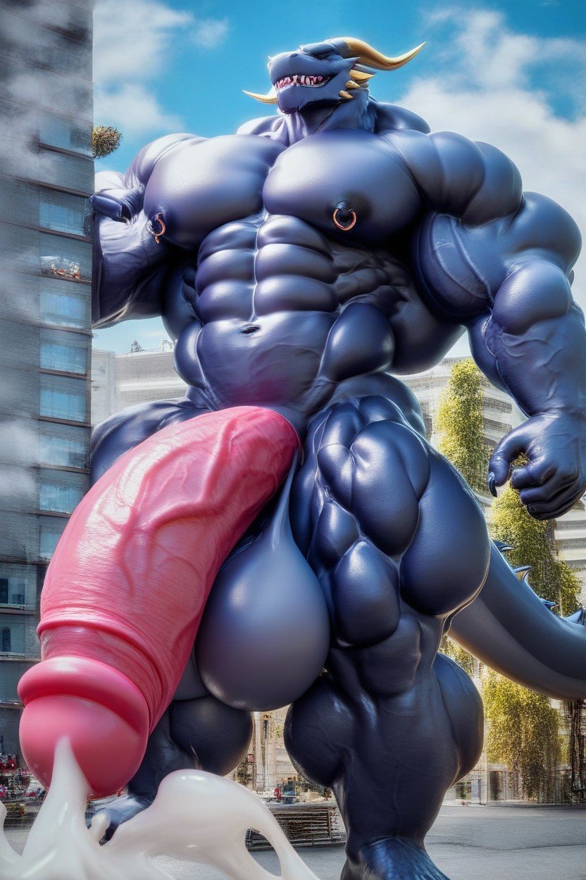 Hyper Veiny Penis, Hyper Penis, Massive CockPorno IA Furry