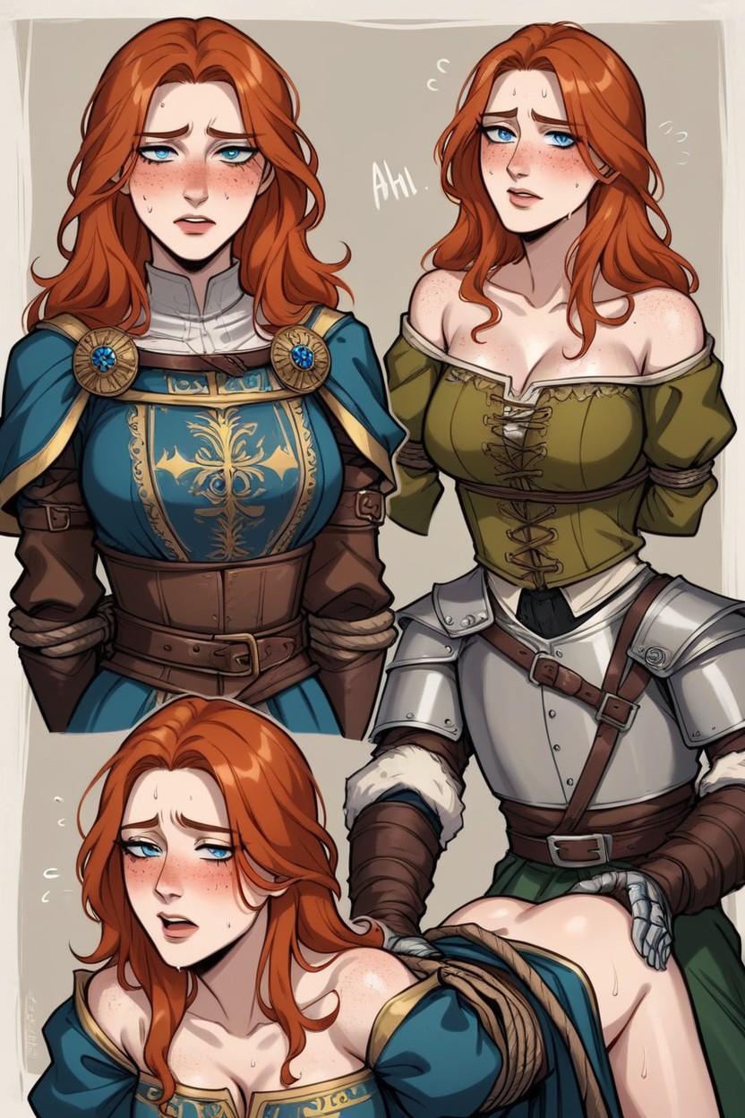 Pecas, Disrobing, Medieval Porno IA