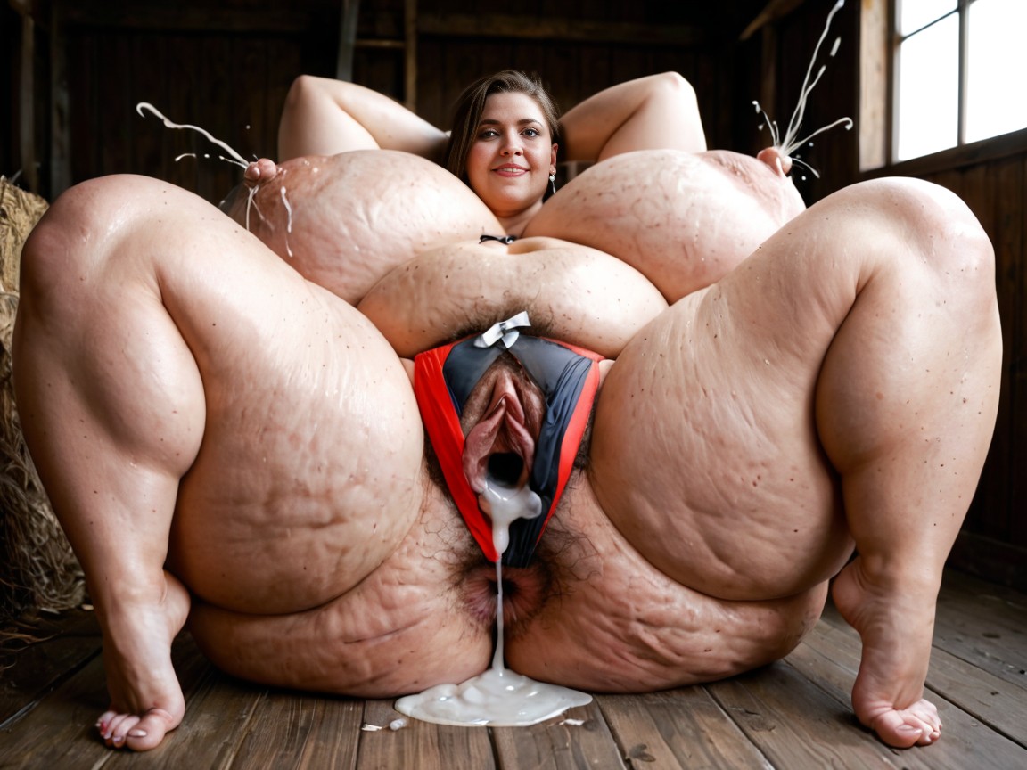 Hairy Legs, Hyper Lactating Nipples, 18+ AI Porn