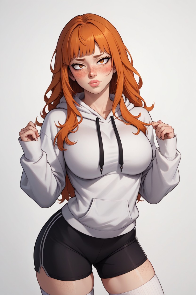 Sexy, Simple Background, Model AI Porn