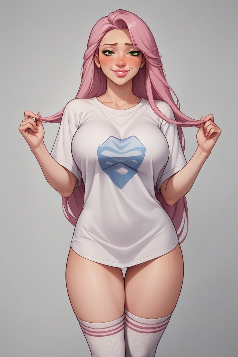 Bangs, Hyper Realistic, Blush AI Porn