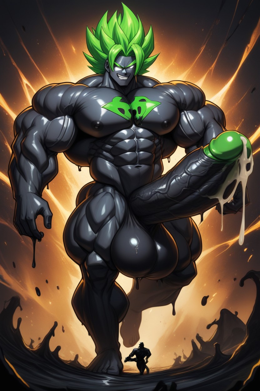 Hyper Macro, Cock Bigger Then Body, Big Man 게이 AI 포르노