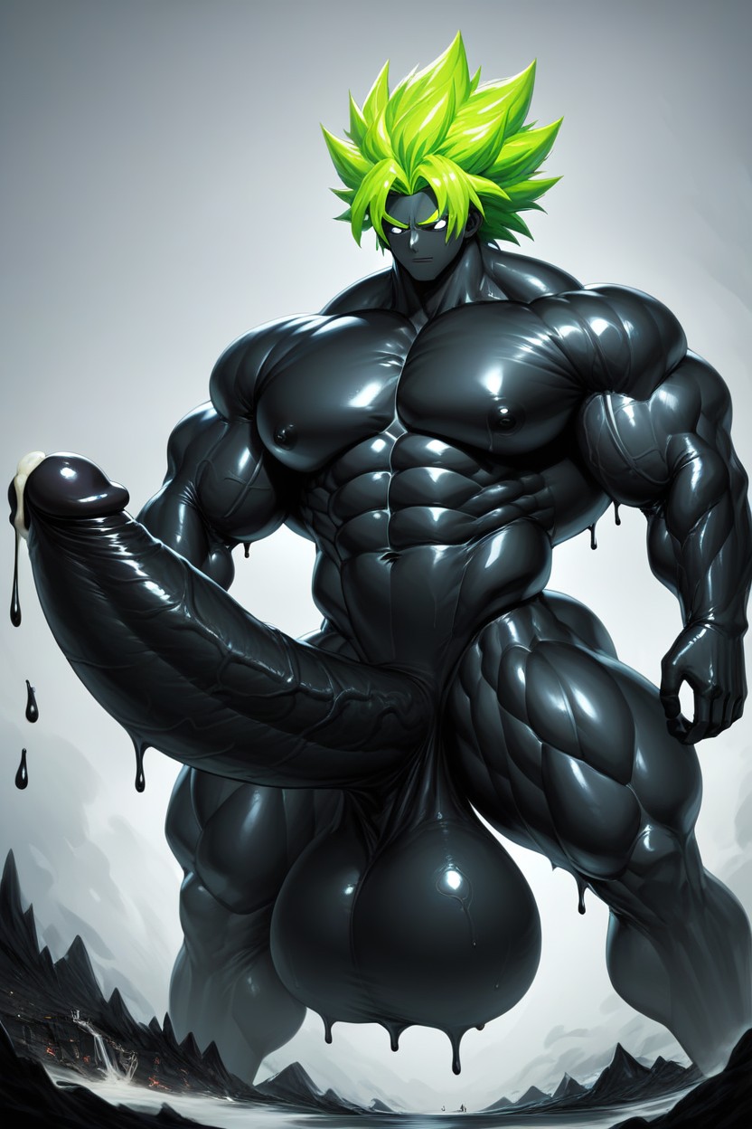 Huge Testicles, Massive Hyper Penis, Hyper Penis AI Gay Porn