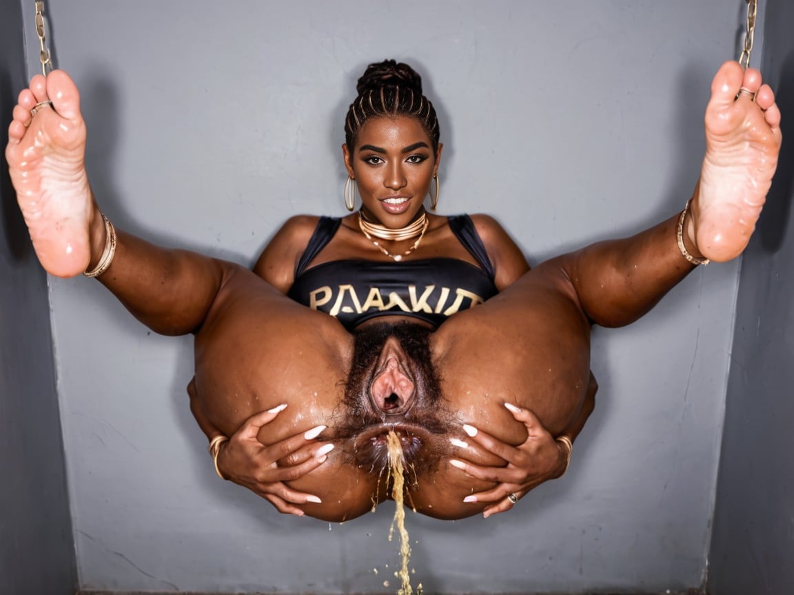 Enormous Gaping Pussy, Hyper Gaping Pussy, Africana Porno IA