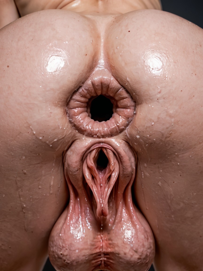 Hyper Anus, Culo Pequeño, De Pie Porno IA