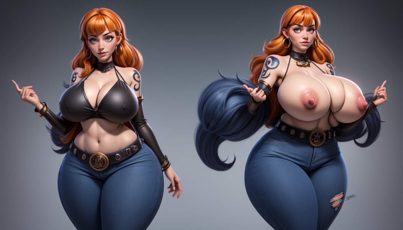 Unreal Gargantuan Ass, Incredible Mega Extremely Gargantuan Absurdly Fat Boobs, Thick Hentai AI Porn