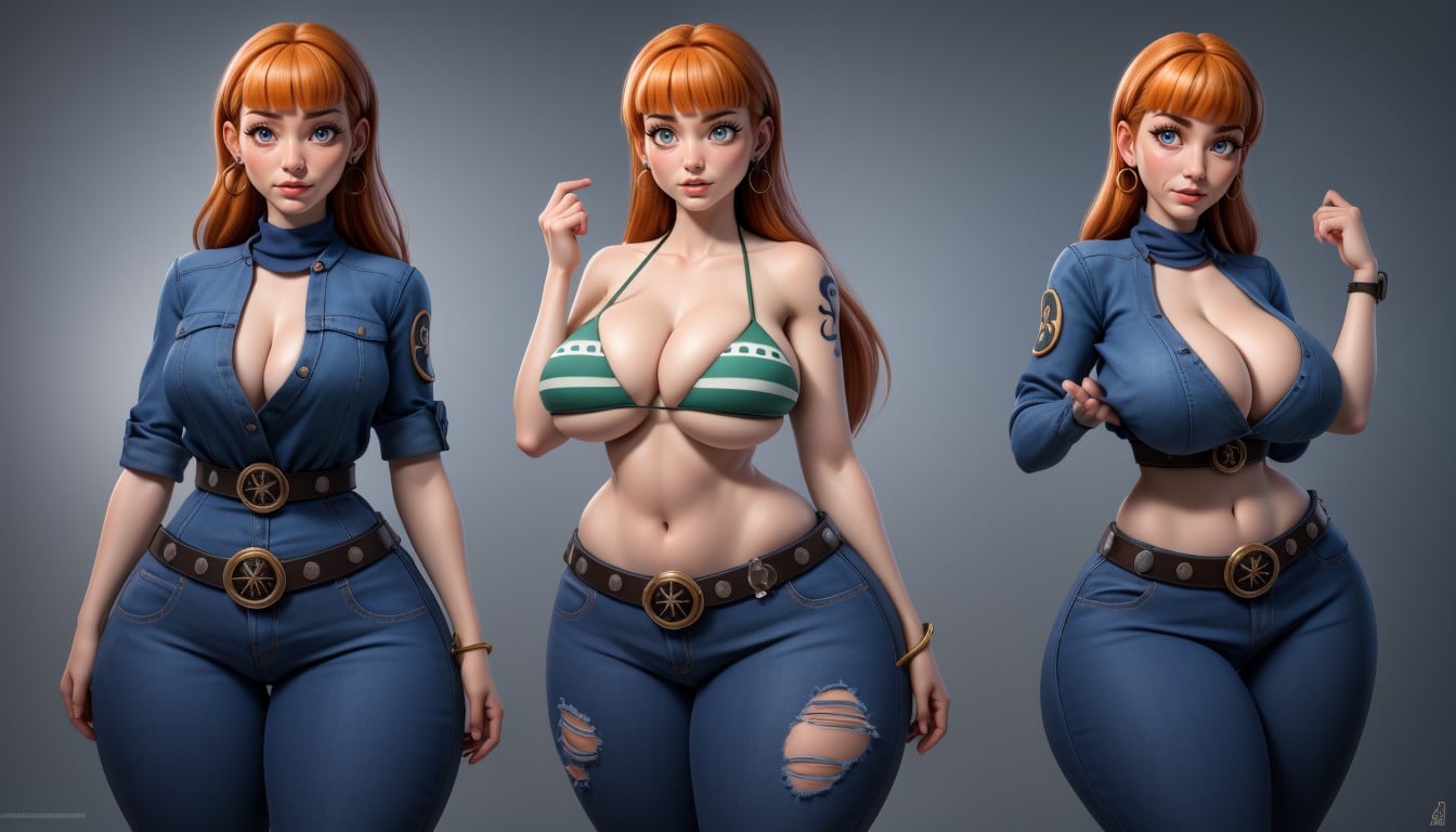 Nami, Extremely Hugely Fat Feedee Hucow Fetish, Gruesa Hentai IA