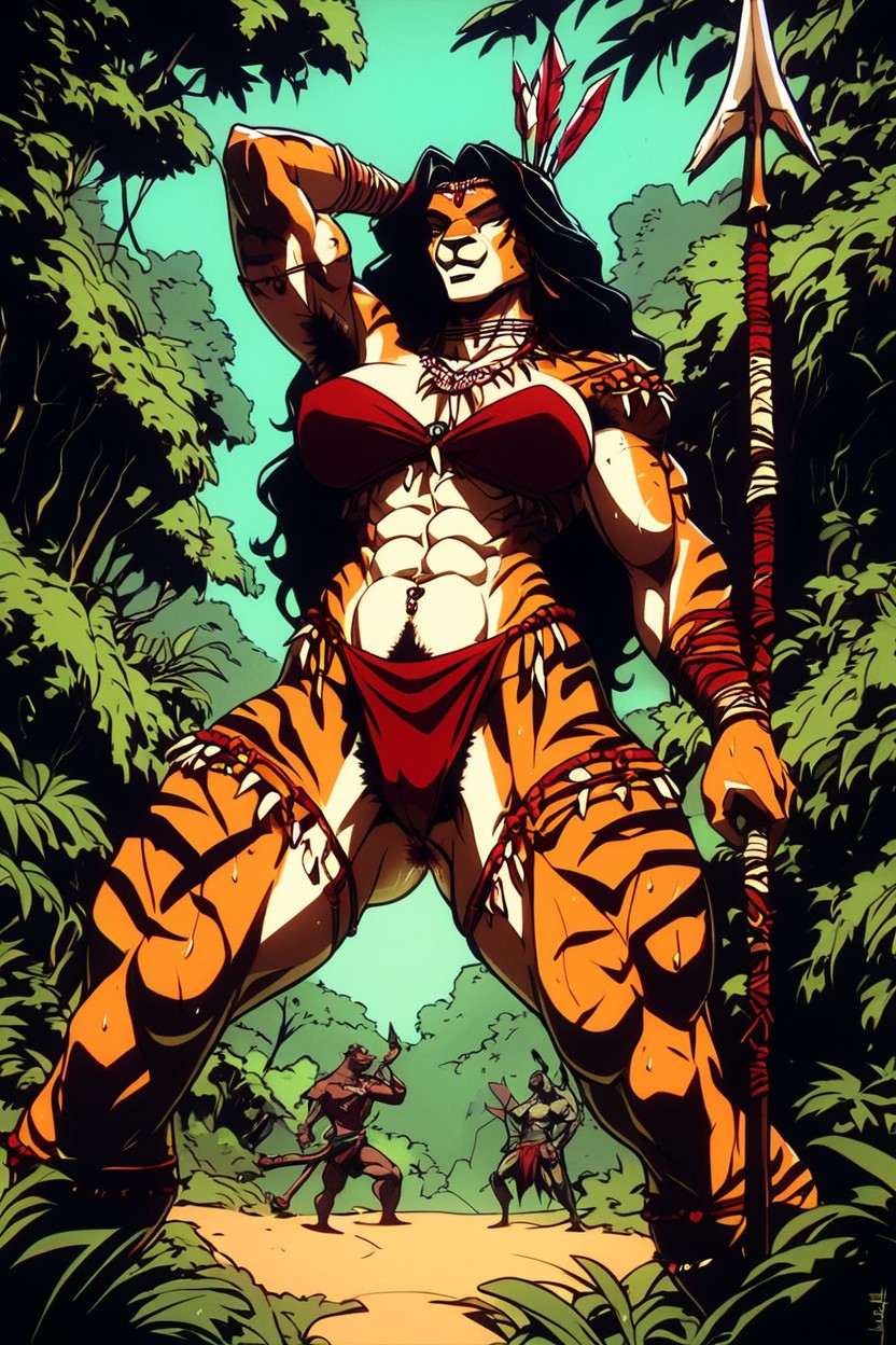 Cheetah, Beautiful Face, War Paint Porno IA