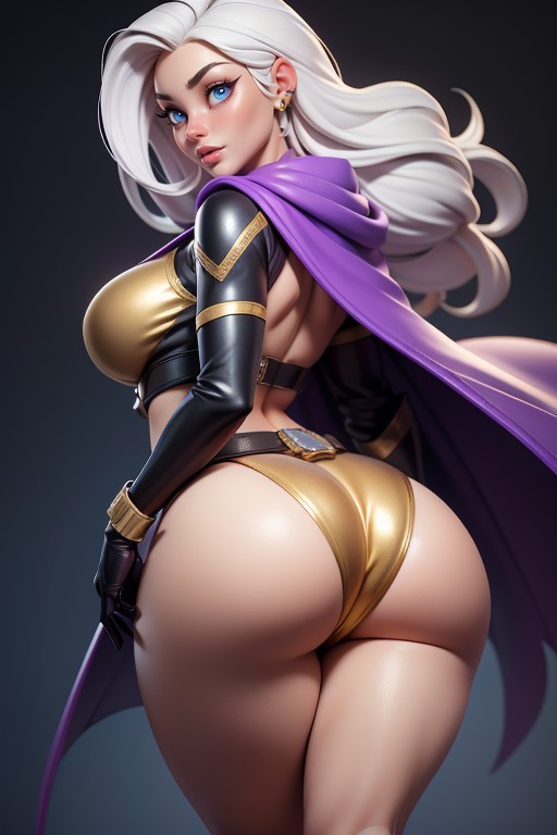 Rear View, Superhero, Thighs Exposed AI Porn