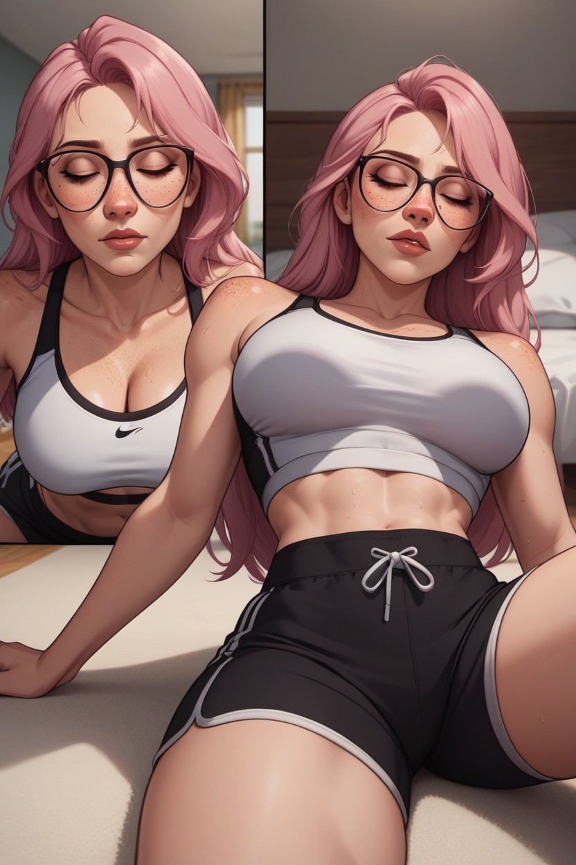 Eyes Closed, Pretty Eyes, Face Porno IA