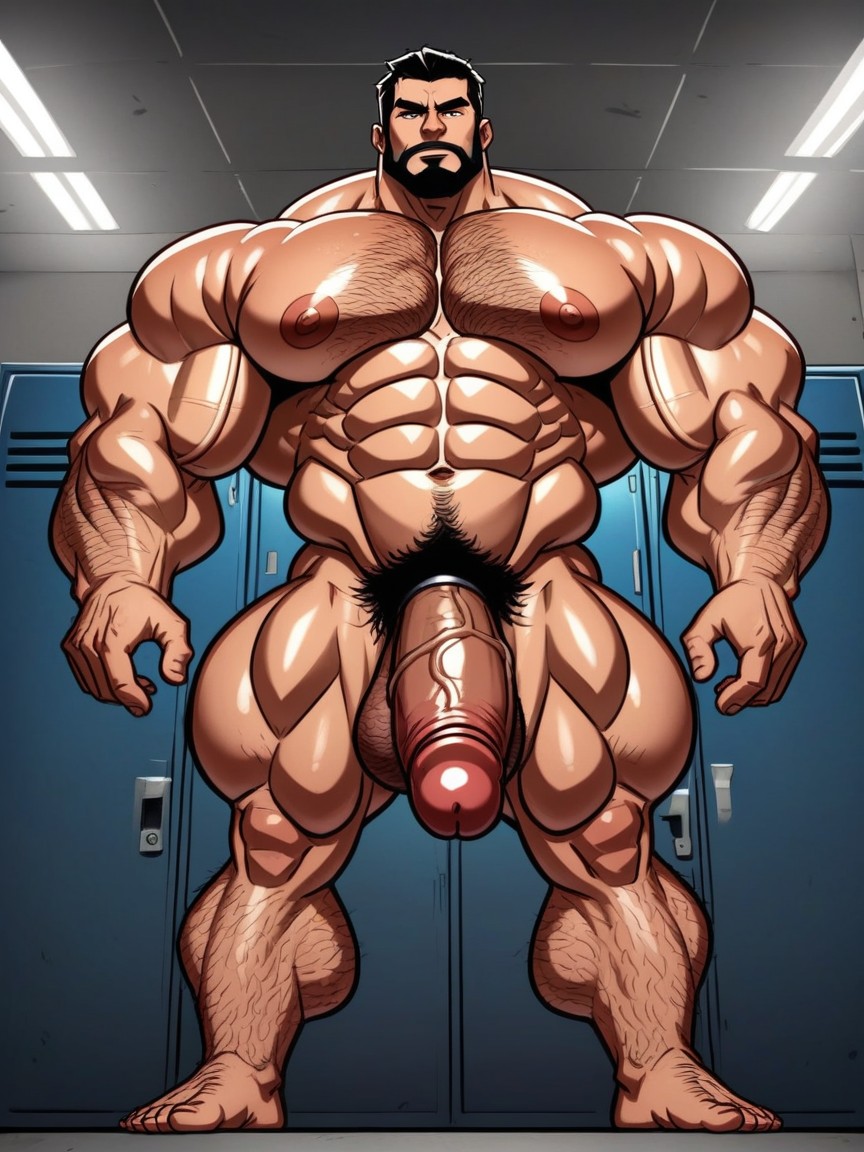 Casilleros, Vista Lateral, 18+ Porno gay IA