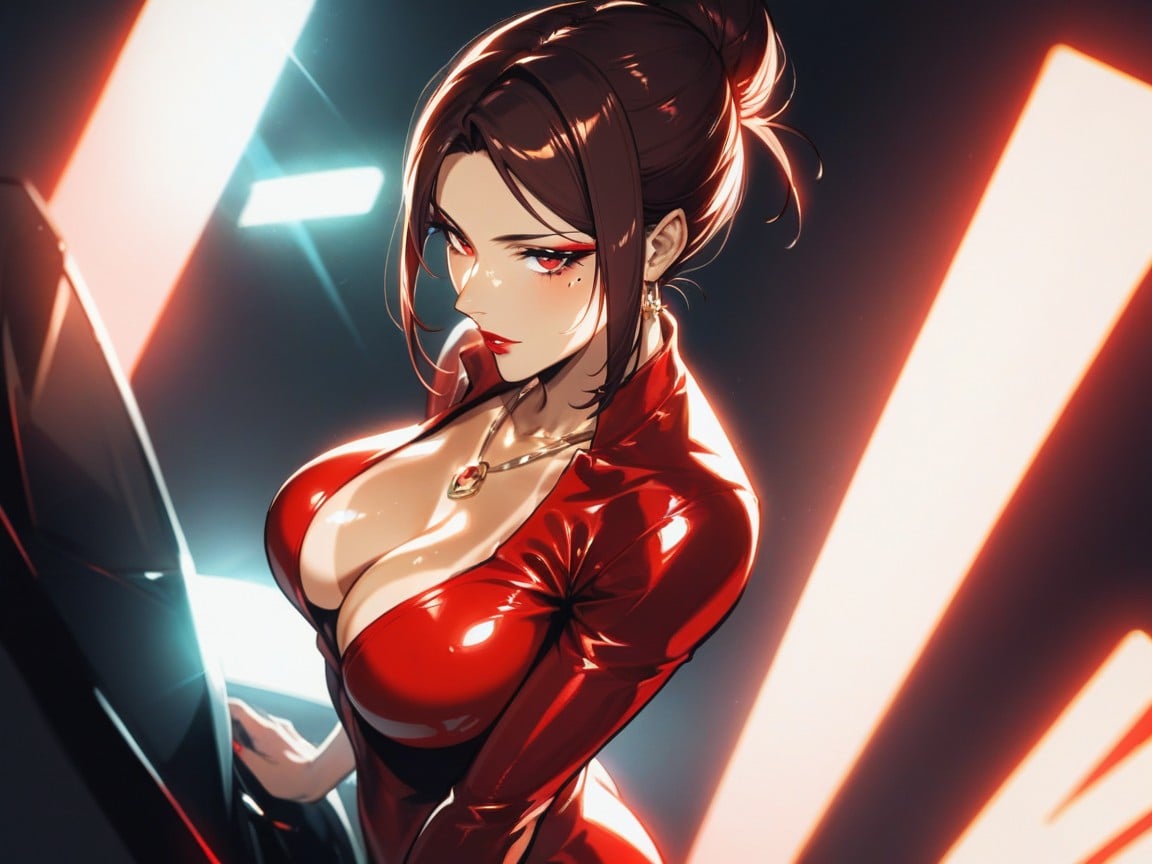 Tight Compact Hips, Top Down, Latina AI Porn