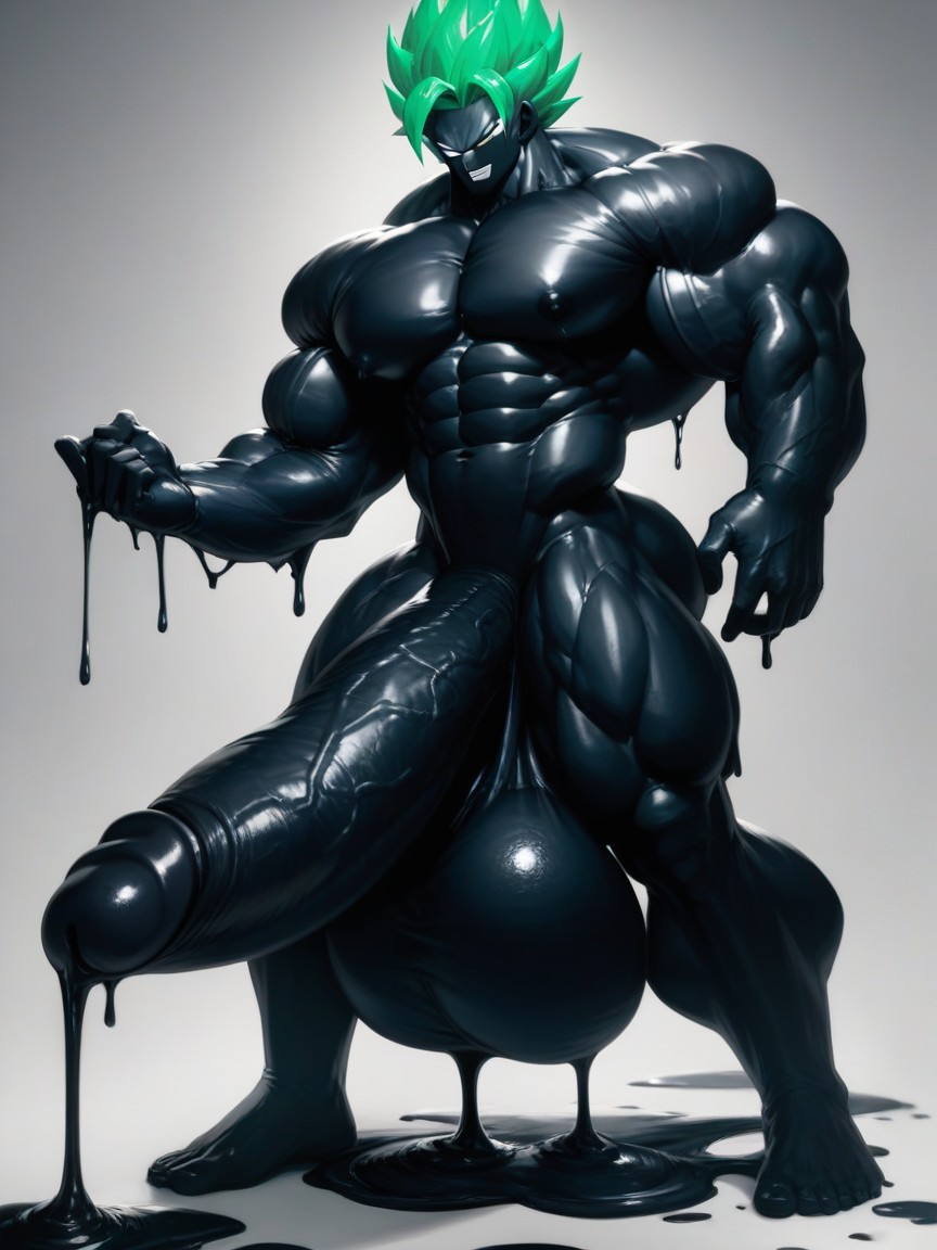 Wide Hips, Huge Ball, Muscular Body AI Gay Porn