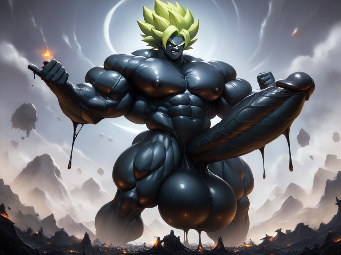 Macro, Noir, Big Man AI Gay Porn