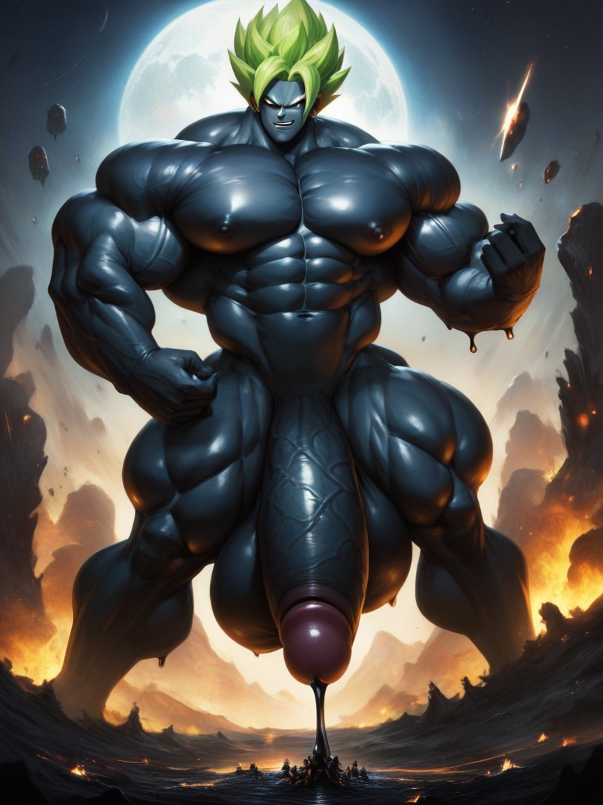Tall, Alien Planet, Penis Bigger Than Body AI Gay Porn