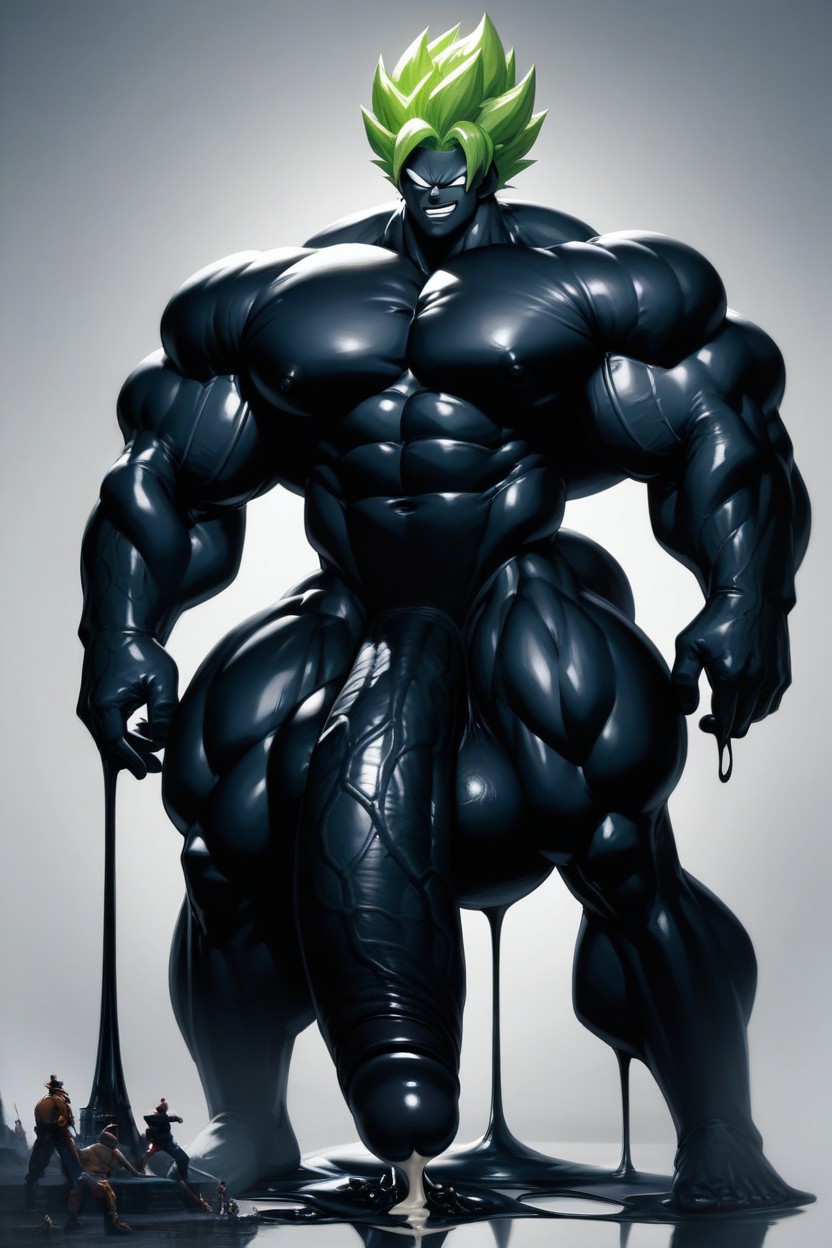 Huge Ball, Noir, Extreme Proportions AI Gay Porn