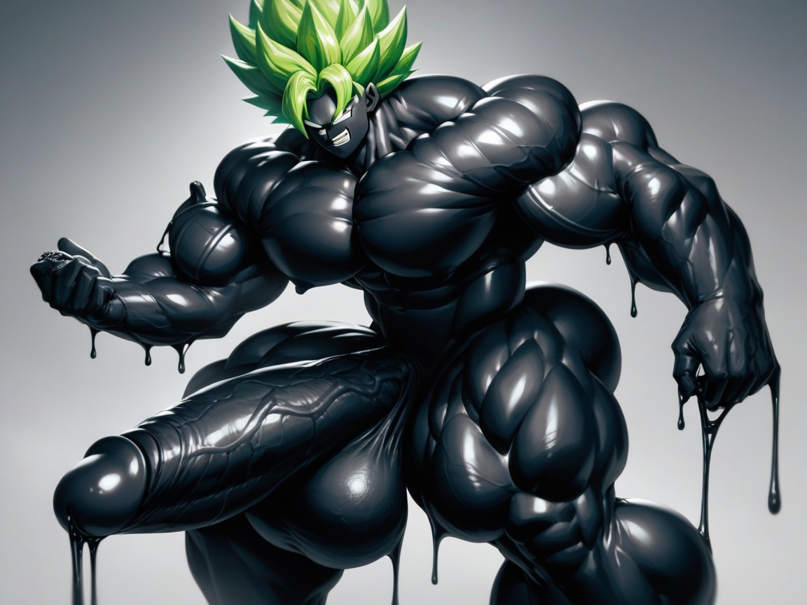 Black Goo Gaping The Human, Naked, Giant AI Gay Porn