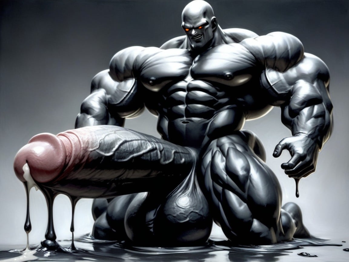 Hyper Gigantic Cock, Black Goo Latex, Extremely Large Ass AI同性戀黃片