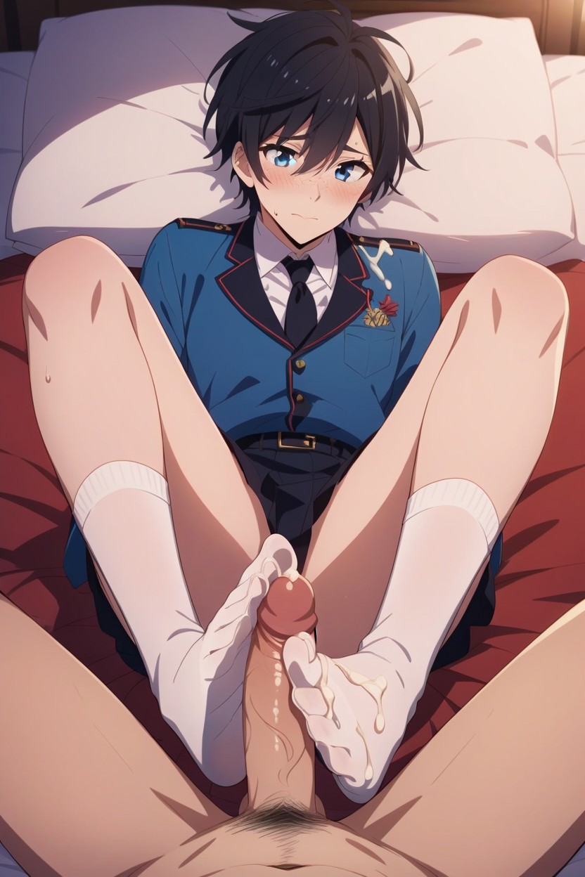 Blue Eyes, Skinny, 18+ AI Porn