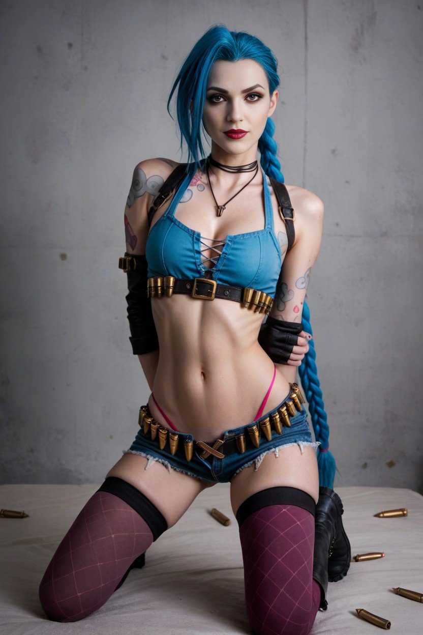 Jinx, Maigre, 18+Porno IA transsexuelle