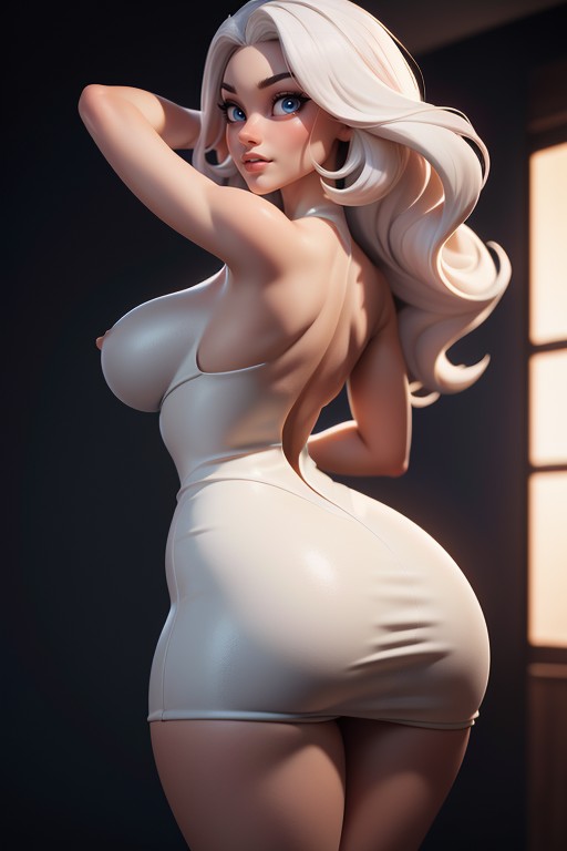 Ororo, Massive Ass, Blue Eyes AI Porn