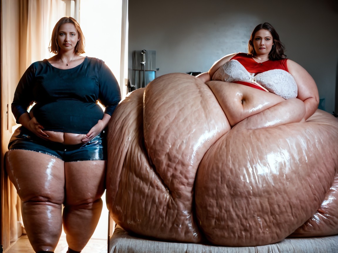 Hyper Vagaina, Feedee, Mega Fat AI Porn