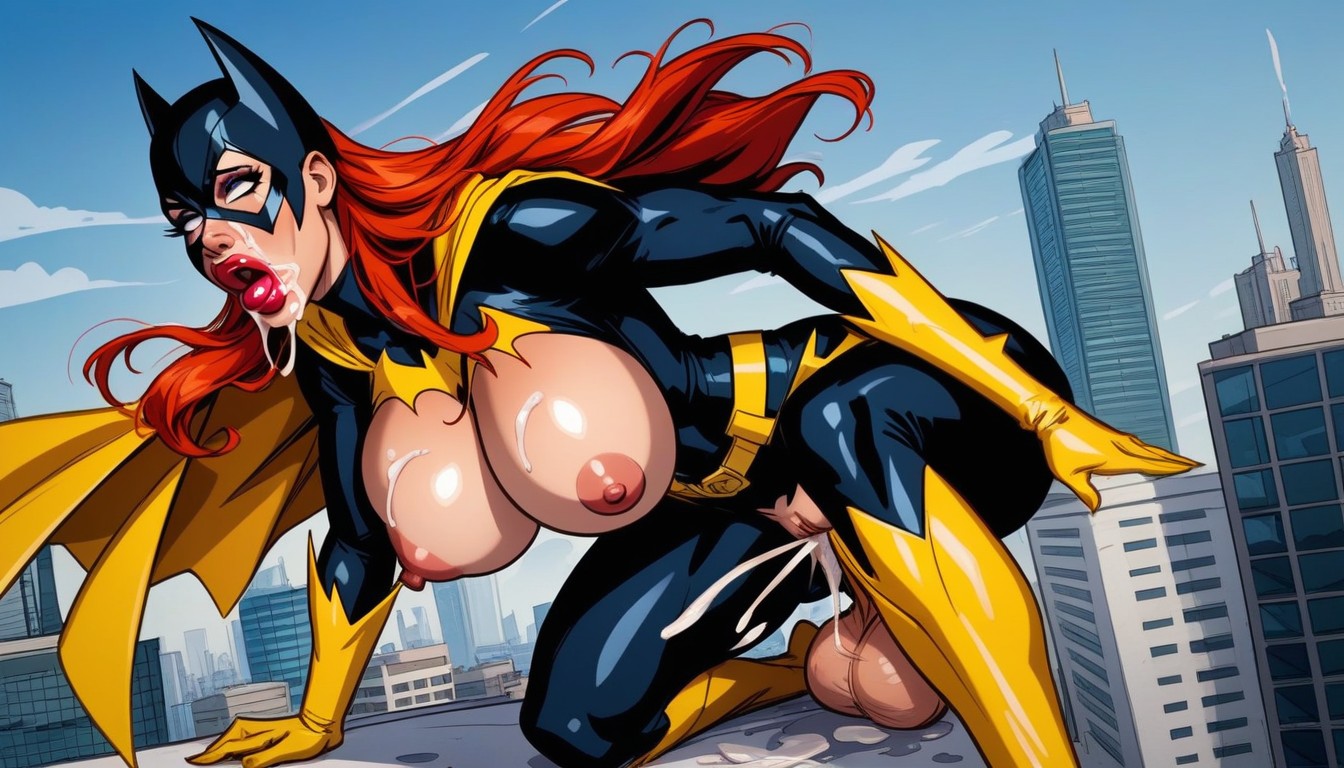 Batgirl Dc Comics, Open Clothes, Fucked Doggystyle AI Porn