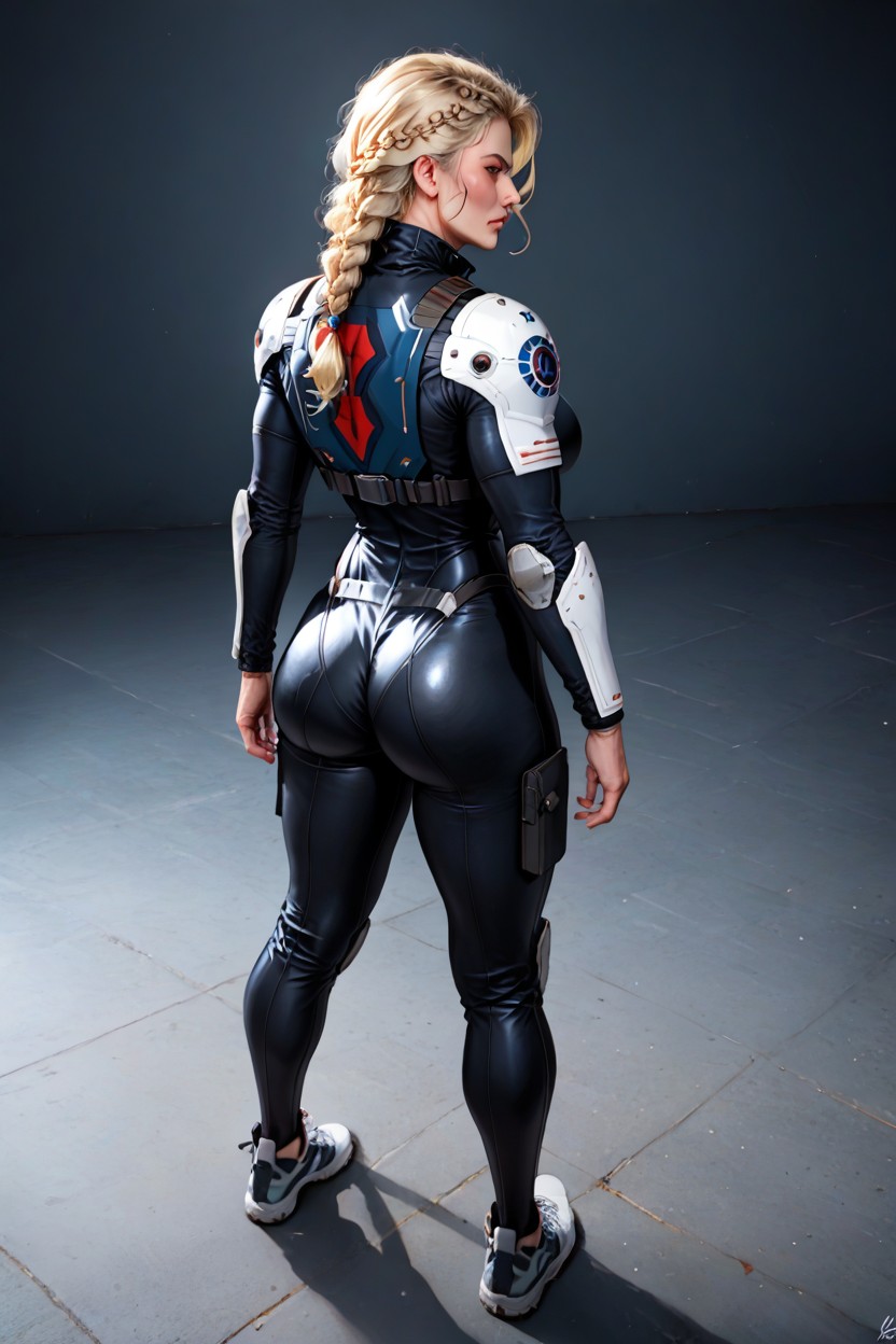 Very Tight Breasts, Fit, Very Tight Waist Medium Boobs AI Porn