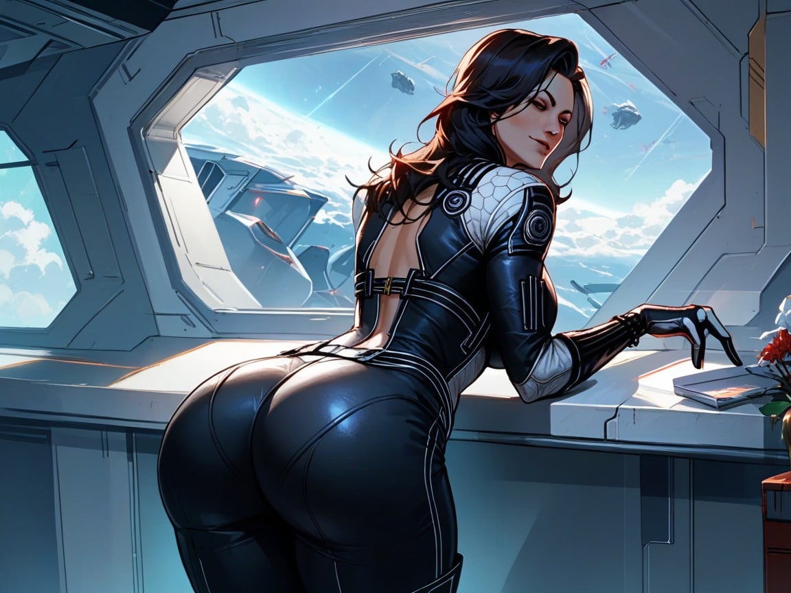 Inside Spaceship, 18+, Mass Effect Miranda Lawson Furry AI Porn