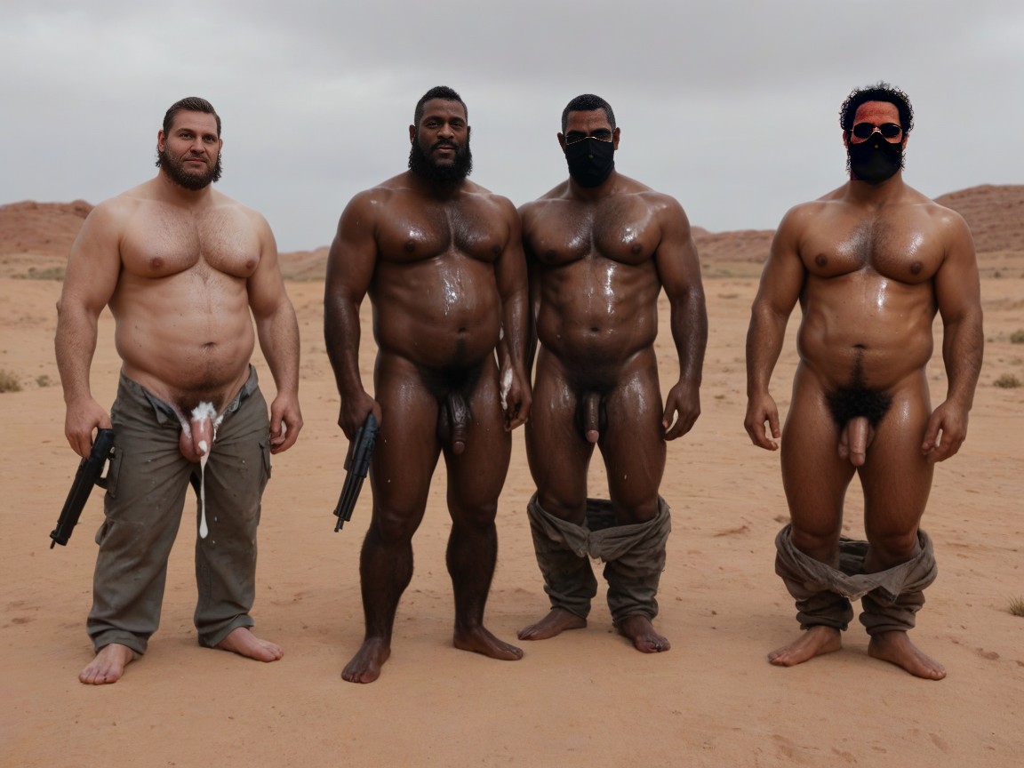 Open Fly, Furry Arms, Many Cum Traces On Niqab ゲイAIポルノ