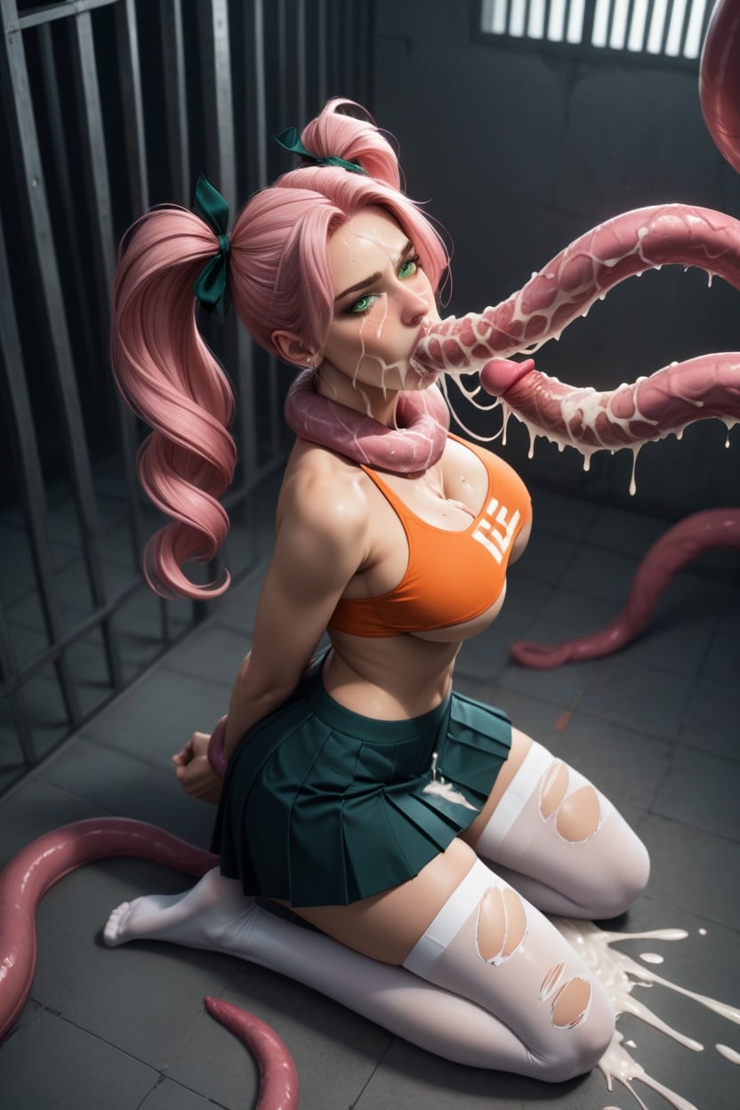 Vista Lateral, Excessive Cum, Tentacle Violation Porno IA