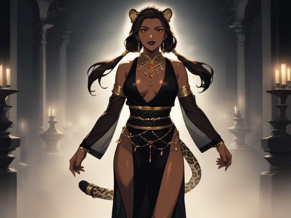 Ancient City Background, Tight Breasts, One Woman AI Porn