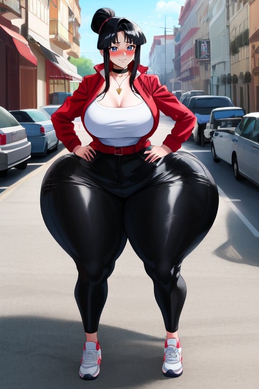 Seductive, Italian American, Hyper Huge AssPorno IA Hentai