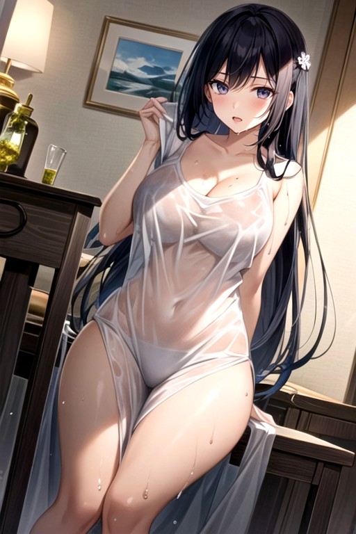 Hinata Hyuga From The Naruto Shippuden Anime Wet Clothes, 18+AI兽人黄片